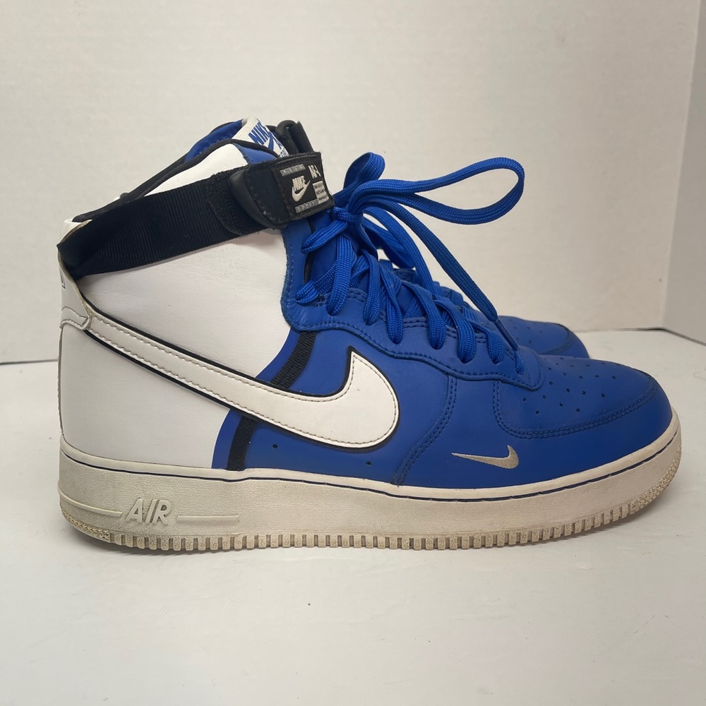 Nike Air Force 1 Men Shoes Blue White Hi top CL1118-400 2019 Size 10.5 RARE
